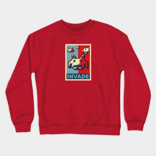 INVADERS FROM SPACE Crewneck Sweatshirt